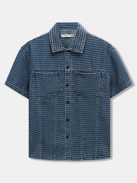 Áo Sơ Mi Nam Tay Ngắn Gridline Form Boxy