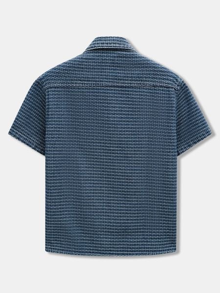 Áo Sơ Mi Nam Tay Ngắn Gridline Form Boxy