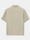 Áo Sơ Mi Nam Tay Ngắn Linen Cuban Sandrift Form Relaxed