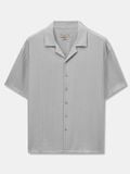 Áo Sơ Mi Nam Tay Ngắn Linen Cuban Sandrift Form Relaxed