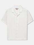 Áo Sơ Mi Nam Tay Ngắn Linen Cuban Sandrift Form Relaxed