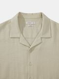 Áo Sơ Mi Nam Tay Ngắn Linen Cuban Sandrift Form Relaxed