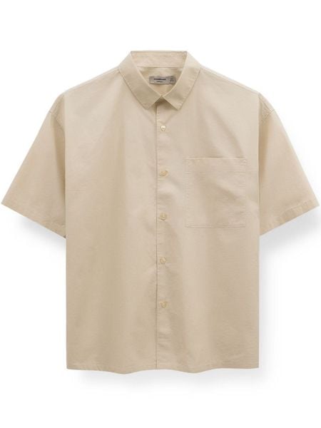 Áo Sơ Mi Nam Tay Ngắn Sleek Split Shirt Form Super Boxy
