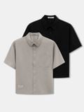 Áo Sơ Mi Nam Tay Ngắn Soft Shield Form Boxy