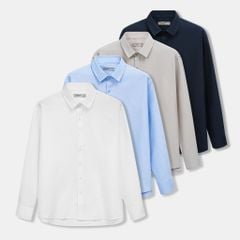 Áo Sơ Mi Nam Tay Dài Workday Ease Form Relaxed