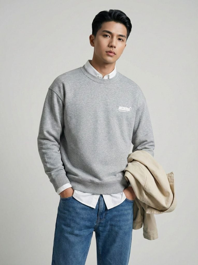Áo Sweatshirt Nỉ Nam Dynamic Form Loose