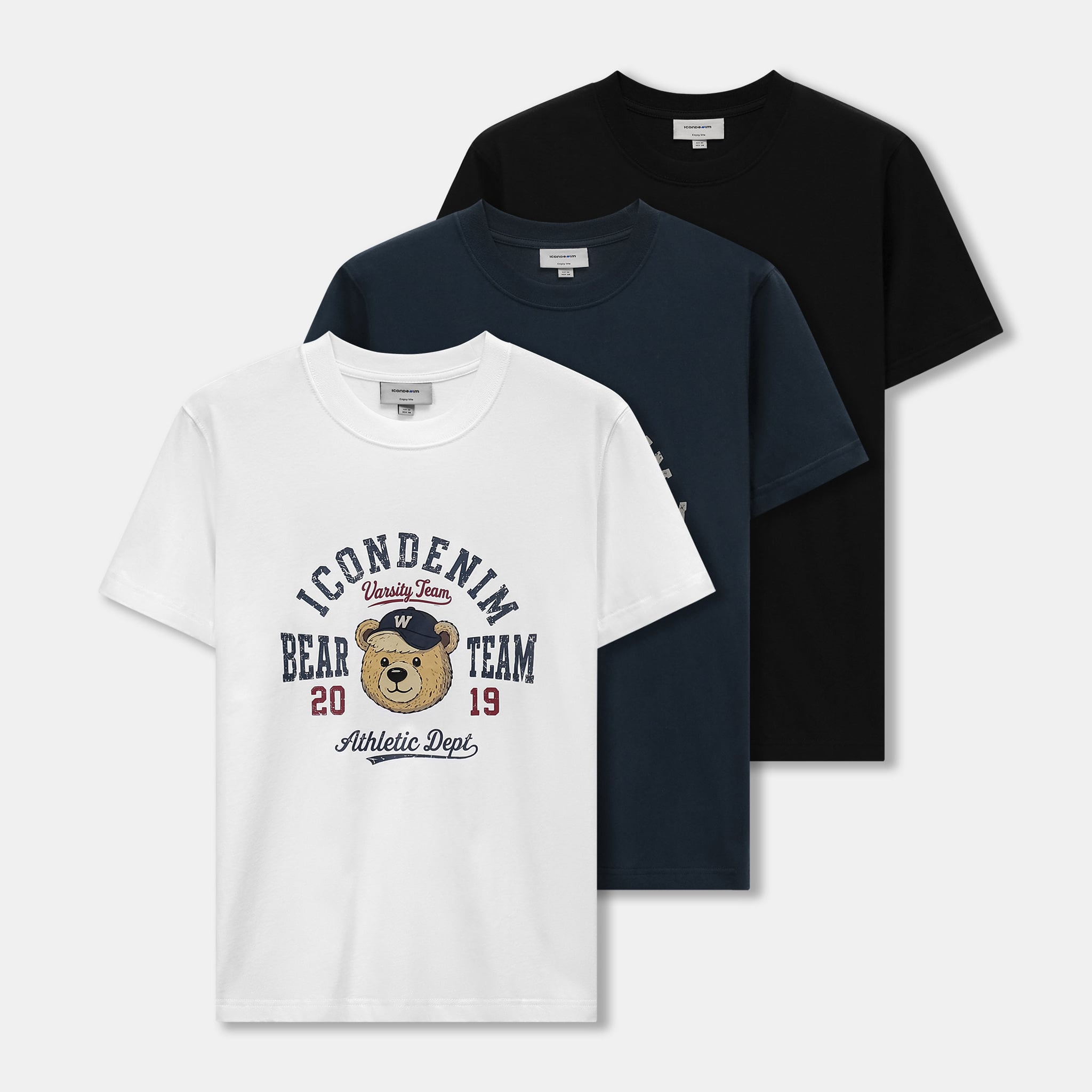 Áo Thun Nam Bear Team Form Regular
