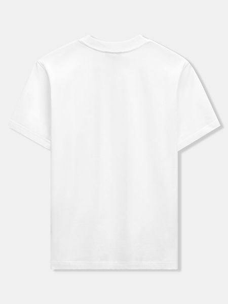 Áo Thun Nam Cotton Shimmer Logo Form Regular