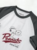 Áo Thun Nam Raglan Peanuts Touchdown Form Regular