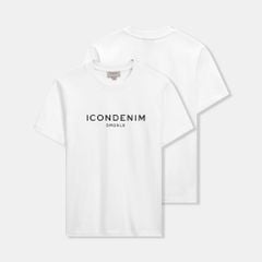 Áo Thun Nam Cotton Shimmer Logo Form Regular