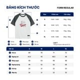 Áo Thun Nam Raglan Peanuts Touchdown Form Regular