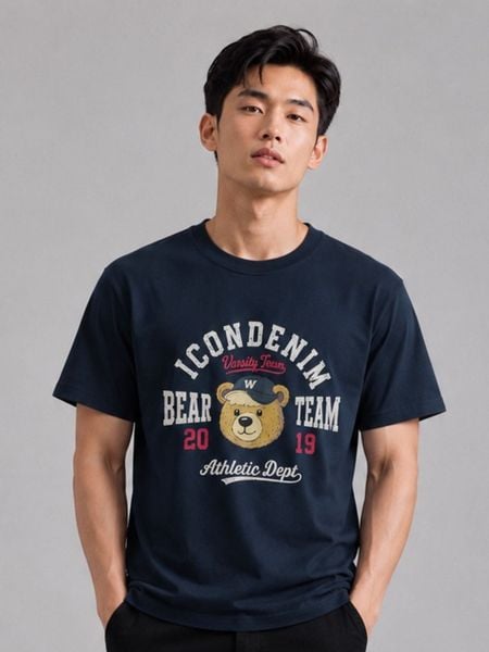 Áo Thun Nam Bear Team Form Regular