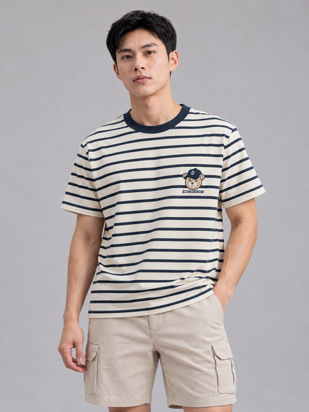 Áo Thun Nam Classic Bear Stripe Form Regular