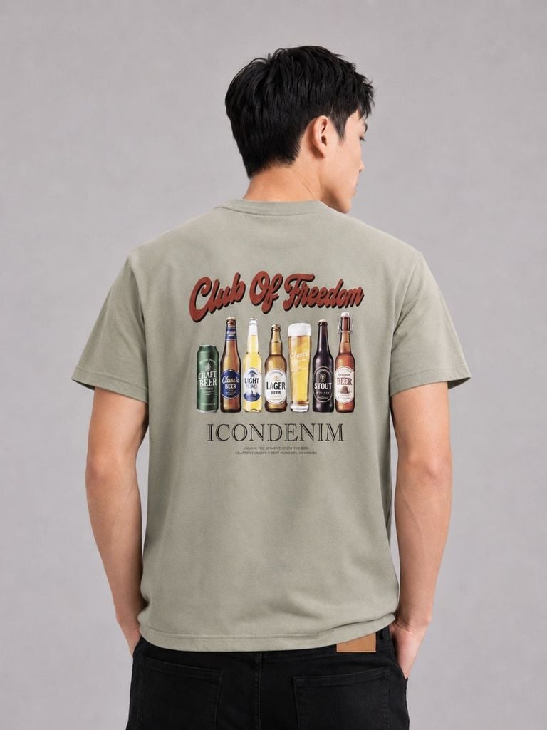 Áo Thun Nam Club Of Freedom Form Regular