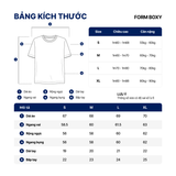 Áo Thun Nam Họa Tiết Thêu Xù Retro Vibes Club Form Boxy