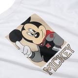 Áo Thun Nam Tay Ngắn In Hình Disney Mickey Form Boxy