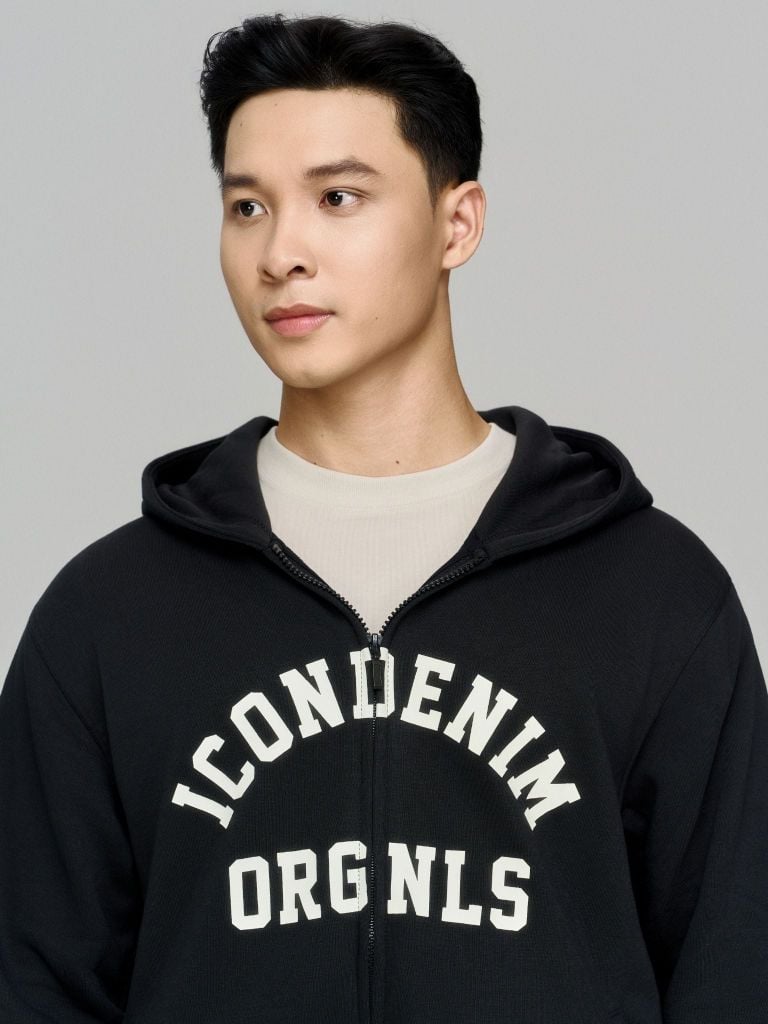 Áo Khoác Nam Hoodie Zip Orgnls Form Regular