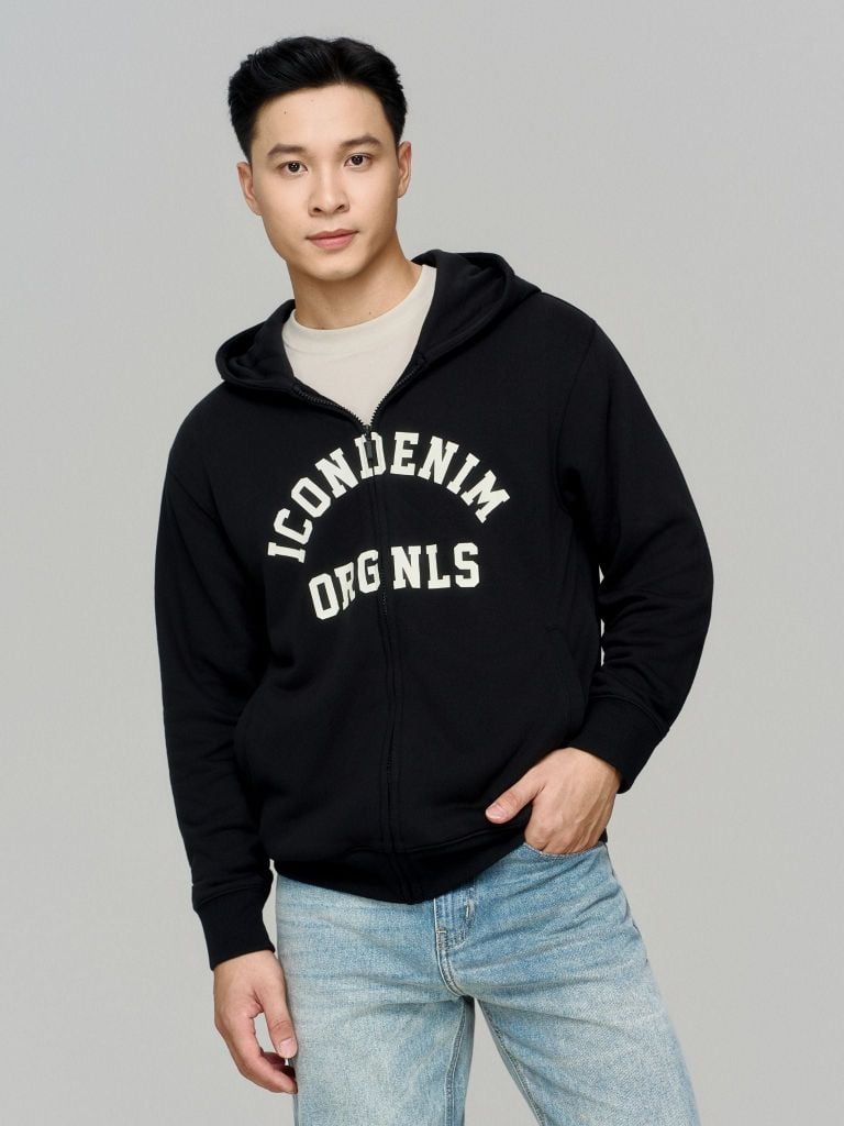 Áo Khoác Nam Hoodie Zip Orgnls Form Regular