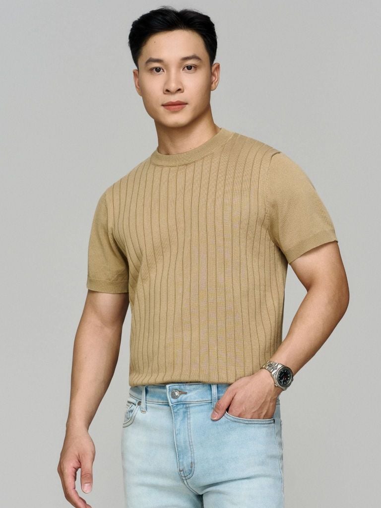 Áo Thun Len Nam Mono Sense Form Regular