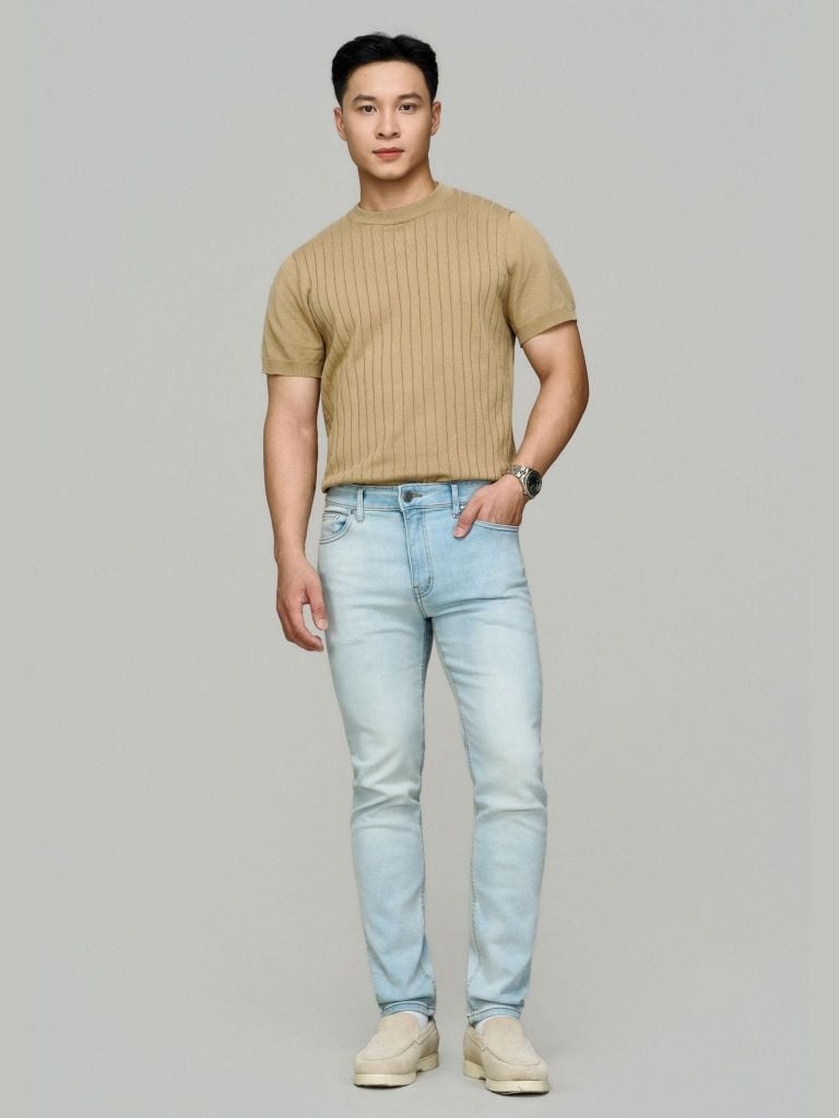 Áo Thun Len Nam Mono Sense Form Regular