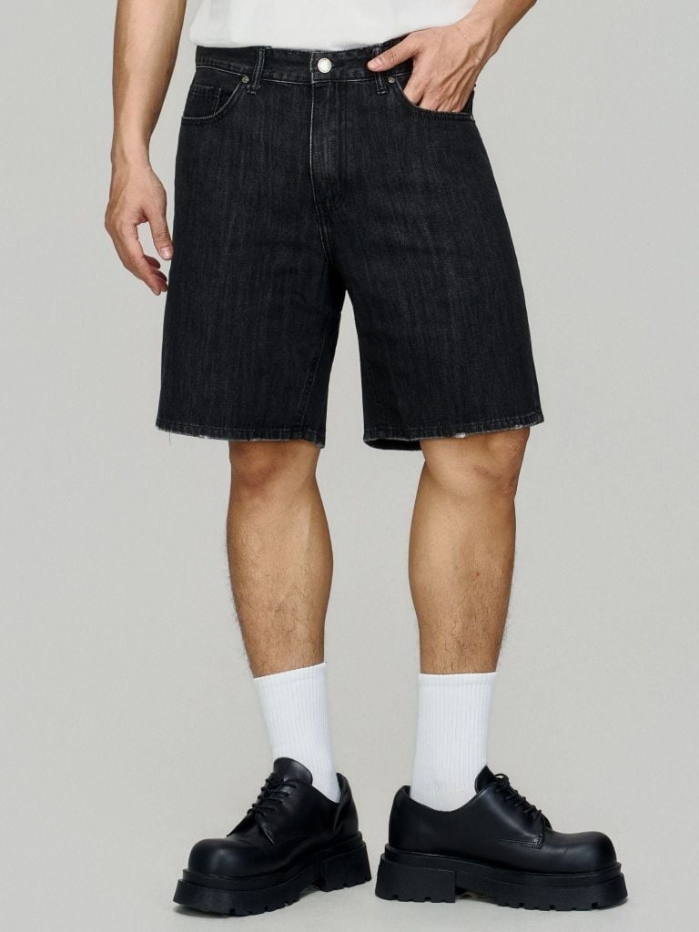 Quần Jean Nam Siêu Nhẹ Dark Grey ICON105 Form Loose