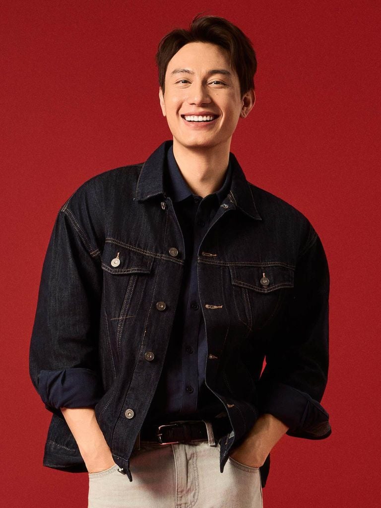 Áo Khoác Jean Nam Siêu Nhẹ ICON105 Lightweight Indigo Form Loose