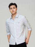 Áo Sơ Mi Tay Dài Nam ID Embroidery Stripped Shirt Form Regular