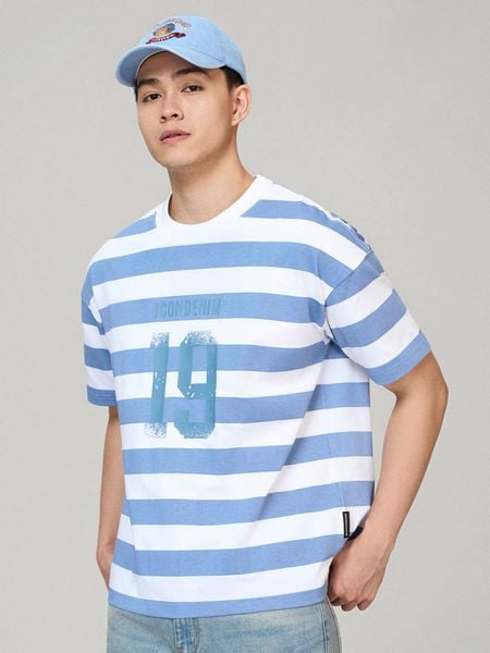 Áo Thun Nam Blue Horizon Form Oversize