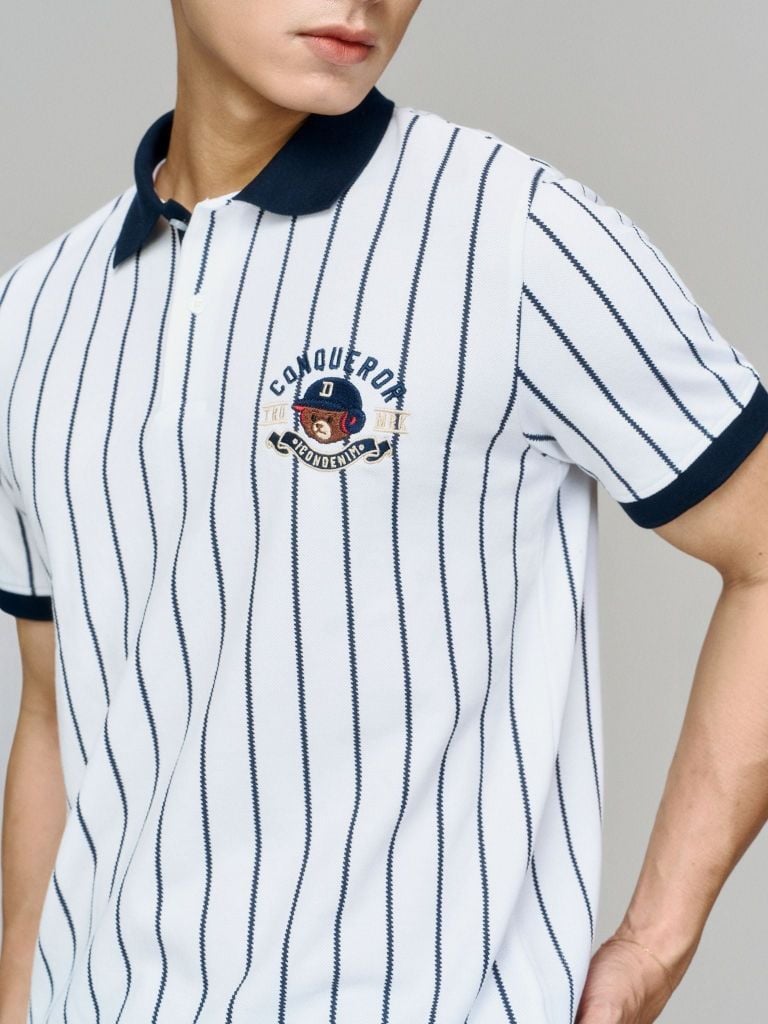 Áo Polo Nam Conqueror Bear Form Regular