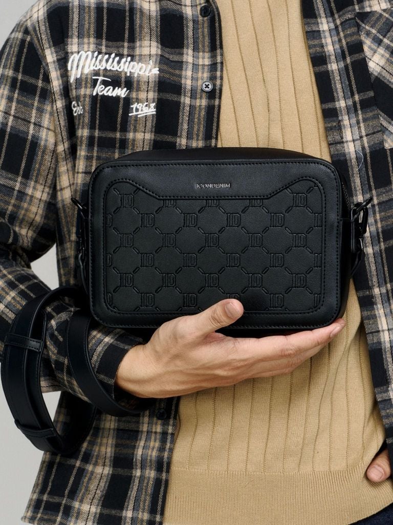 Túi Đeo Chéo Nam Leather Pattren ID