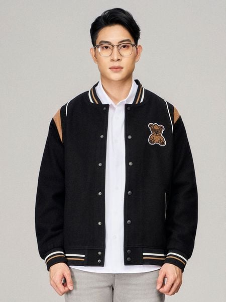 Áo Khoác Nam Varsity Teddy Orgnls Form Regular