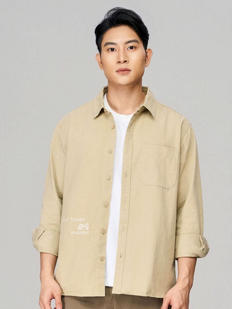 Áo Sơ Mi Nam Tay Dài Monotype Form Regular