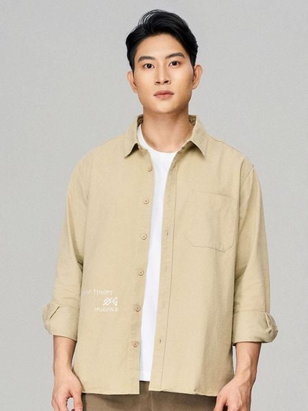 Áo Sơ Mi Nam Tay Dài Monotype Form Regular