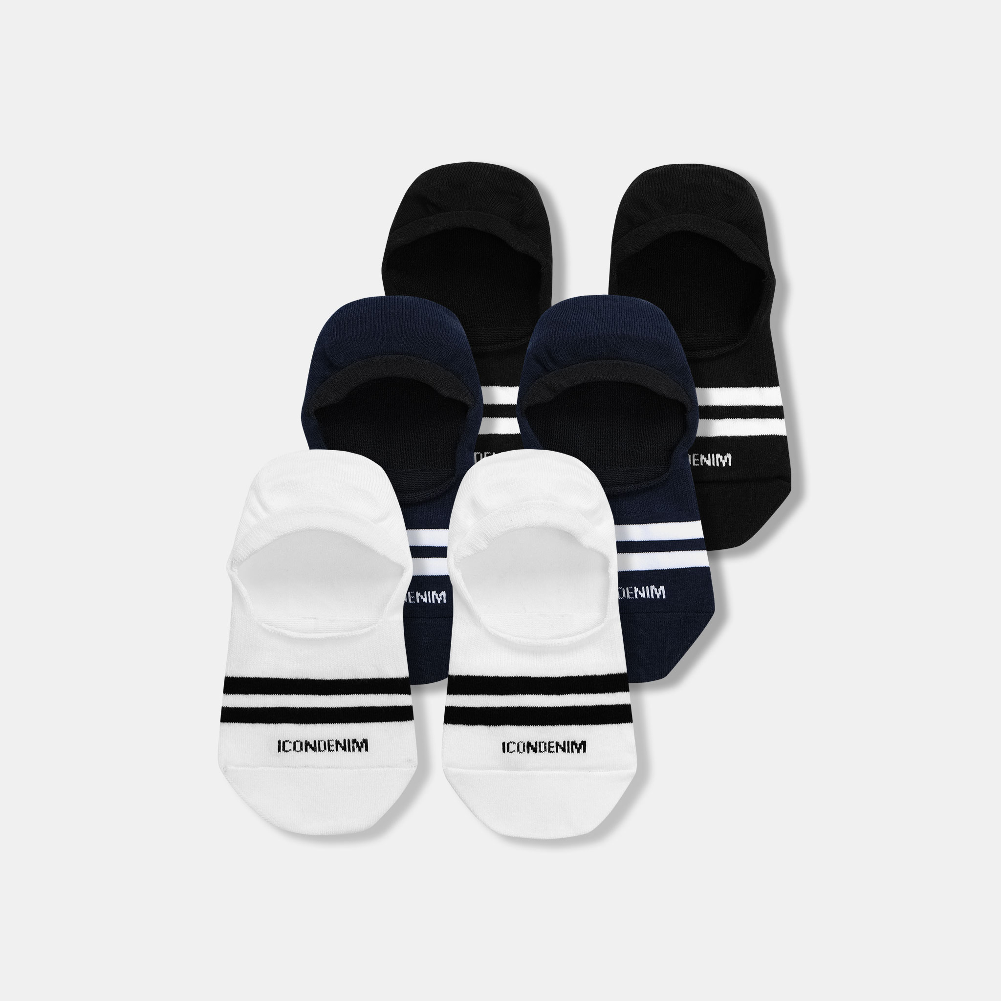 Combo 3 Vớ Nam No-Show Twinline
