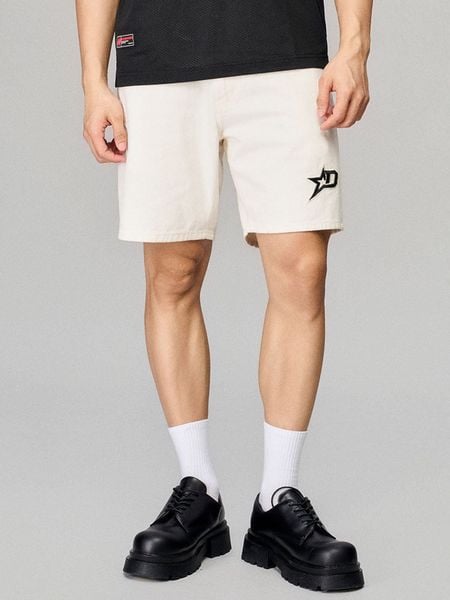 Quần Short Nam Denim Cotton Star Form Loose