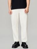 Quần Jean Nam Cotton Offwhite Form Baggy