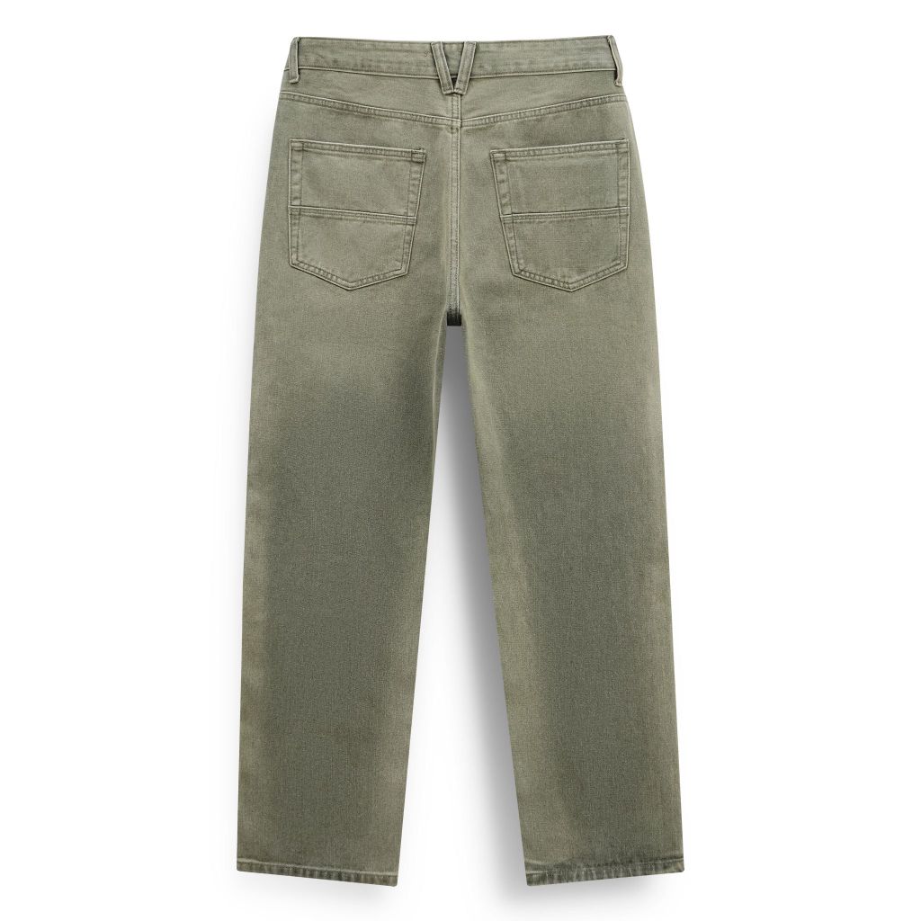 Quần Jean Nam Moss Sage Tint Wash Form Baggy