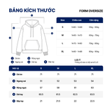 Áo Hoodie Nam Họa Tiết Mickey & Friends Shinning Time Form Oversize
