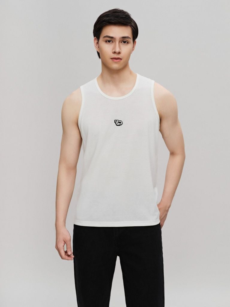 Áo Tanktop Nam Sticker ID Form Regular