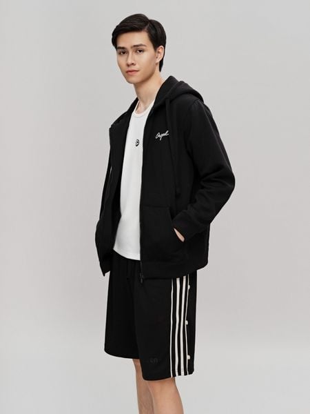 Áo Khoác Hoodie Nam Orgnls Hand-Drawn Chain Stitch Lettering Form Regular