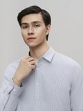 Áo Sơ Mi Nam Sợi Dệt Stripe Alloy Form Regular