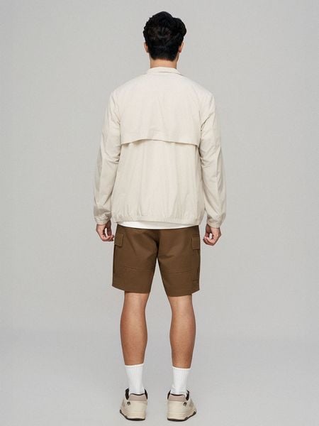 Quần Short Kaki Nam Cargo Garment Dye Form Regular