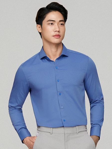Áo Sơ Mi Nam Tay Dài Aether Weave Form Slim