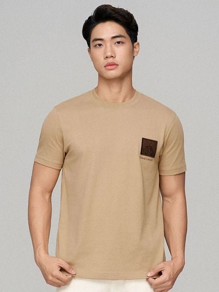 Áo Thun Nam Tay Ngắn Canyon & Golden Gate Bridge Form Regular