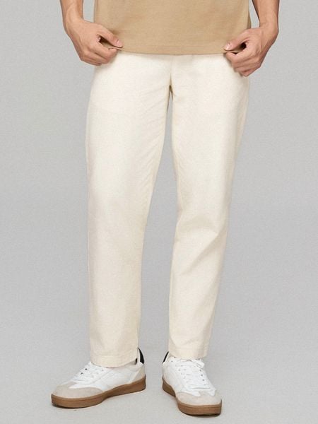 Quần Kaki Nam Classic Fit Sideband Form Straight