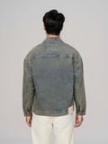 Áo Khoác Denim Nam Vintage Wash Form Loose