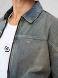 Áo Khoác Denim Nam Vintage Wash Form Loose