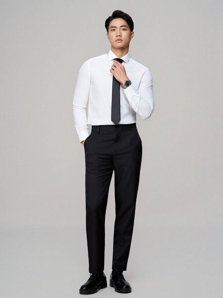 Quần Tây Nam Ống Suông Co Giãn Basic Form Straight