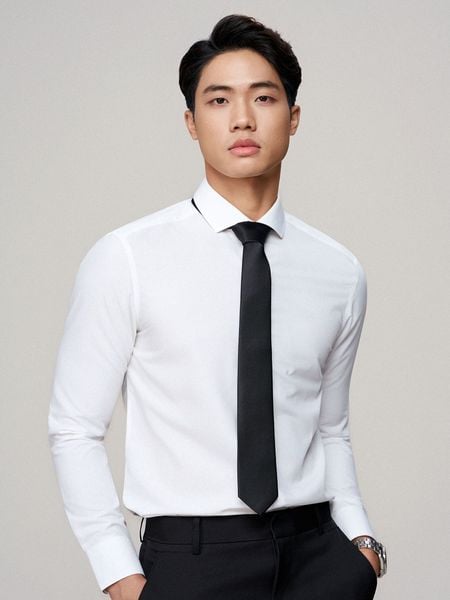 Áo Sơ Mi Nam Tay Dài Aether Fresh Press Form Slim