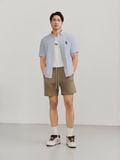 Áo Sơ Mi Nam Oxford Tay Ngắn Cool Bear Form Boxy